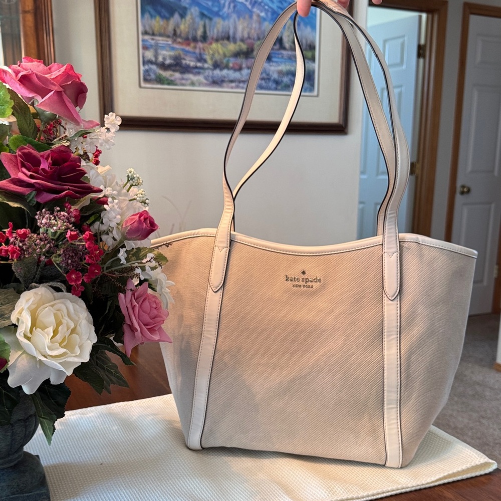 Kate Spade Light Beige Tote Bag